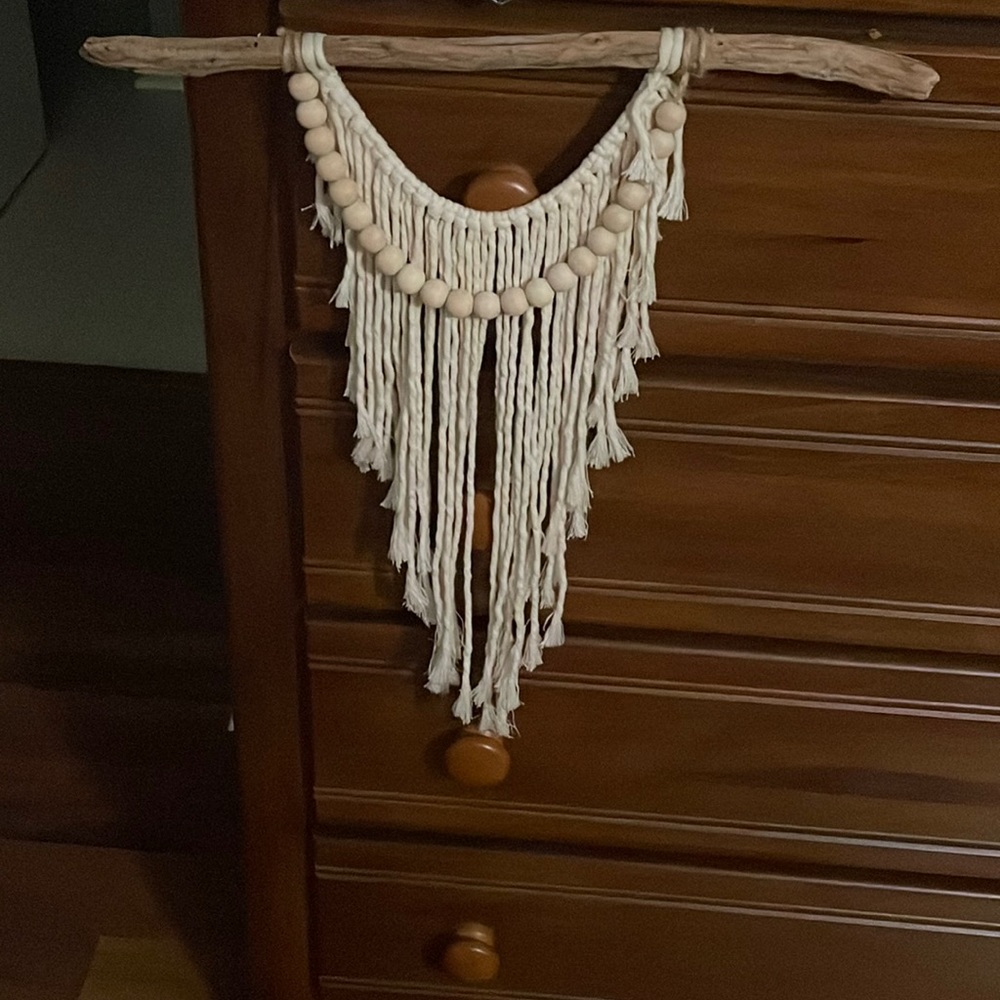 Boho handmade macramé wall hanging home wall decor